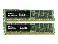 Coreparts - Ddr3 - Sats - 16 Gb: 2 X 8 Gb - Dimm 240-Pin - 1333 Mhz / Pc3-10600 - Registrerad - Ecc - För Sun Sparc Enterprise T3-1 Server, T3-2 Server