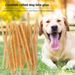 20pcs Dog Molar Chew Sticks Puppy Cowhide Safety Pets Cleaning Teeth Toys