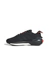 Adidas Mixte AVRYN Sneaker, Core Black/Core Black/Solar Red, 40 2/3 EU