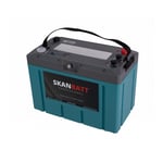 SKANBATT Lithium Professional IP67 12V 100Ah 150A BMS 8-års garanti!