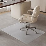 Office Chair Mat for Carpet Floors, Desk Mats 48"X36" for Rolling Desk on Low Pile Carpets, Rectangle Computer Gaming Plastic Floor Mats for Office Chair on Carpet, Flat Without Curling