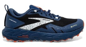 Chaussures de trail brooks cascadia 17 gtx bleu noir rouge homme