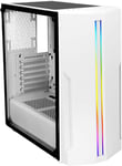 Xilent Blade X512.W.Rgb Gaming Boîtier Pc,Rgb Atx Midi Tower,Blanc/Noir