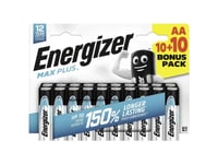 Energizer Max Plus Aa-Batteri Alkali-Mangan 1.5 V 20 Stk