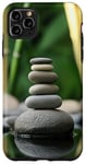 Coque pour iPhone 11 Pro Max Zen Garden Stones Bambou Serenity Mindfulness