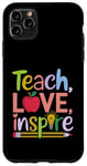 Coque pour iPhone 11 Pro Max Enseigner l'amour inspirer l'enseignant