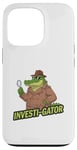 iPhone 13 Pro Kids Funny Investi-Gator Detective Pun Alligator Reptile Case