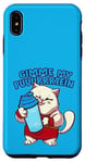 Coque pour iPhone XS Max Protéines chat drôle Gym Chat Gimme my Puuurrrtein