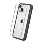 RhinoShield Coque Compatible avec [iPhone 14] | Mod NX - Protection Fine Personnalisable avec Technologie d'absorption des Chocs [sans BPA] - Graphite