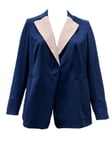 Marina Rinaldi Women's Blue Cocco Blazer Size 20W/29 NWT