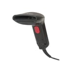 Manhattan Contact CCD Handheld Barcode Scanner, USB, 60mm Scan Width, Cable 152cm, Max Ambient Light 5,000 lux (sunlight), Black, Three Year Warranty, Box - streckkodsskanner