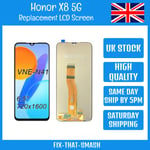 Honor X8 5G VNE-N41 Replacement LCD Screen Touch Digitizer Assembly Glass