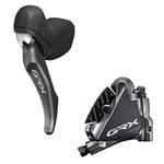 Shimano GRX BL-RX810 GRX hydraulic disc brake lever bled with BR-RX810 calliper, left rear