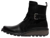 Fly London Women's MOOZ133FLY Fashion Boot, Black, 2.5 UK