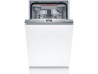 Bosch Built-In Dishwasher Sph4emx24e, Energy Class C, Width 45 Cm, Home Connect, Aquastop, 6 Programs