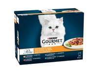 Purina Purina Gourmet Perle Anka, Kalkon, Lamm, Tonfisk - Våtfoder För Katter - 12X85 G