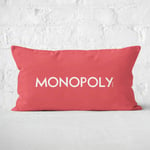 Monopoly Pattern Cushion 30x50cm Rectangular Cushion - 30x50cm - Eco Friendly