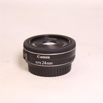 Canon Used EF-S 24mm f/2.8 STM Wide Angle Pancake Lens