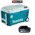 Makita DCW180 18V LXT Cordless Cooler & Warmer Box With 1 x 5.0Ah Battery