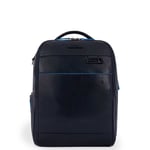 Fashion Backpack PIQUADRO BLUE SQUARE REVAMP Leather Blue - CA6289B2V-BLU