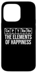 iPhone 14 Pro Max Capybara The Elements Of Happiness Periodic Table Funny Case