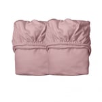 Leander, Laken til babyseng - Organic, 2 Pk - Dusty Rose