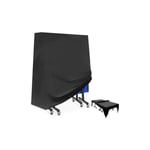 Table de ping-pong, housse de protection imperméable, housse de table de ping-pong tissu Oxford 210D 165x70x185cm,noir - Tigrezy