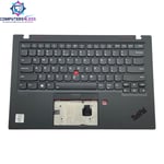 Lenovo Carbon X1 8th Gen Keyboard Palmrest Top Cover US Black Backlit 5M10Z37044