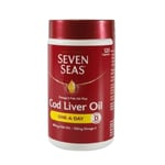 Seven Seas Omega-3 120 Capsules - Fish Oil Plus Cod Liver Oil One a Day -