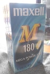 3x 3 Hour 180 Minute Blank VHS Video Tapes Maxell M180 Sealed Pack(VHS)