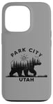 Coque pour iPhone 13 Pro Park City Utah Vacation Ours Forêt Soleil