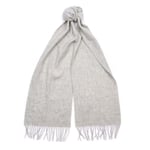 Barbour Womens Lambswool Scarf Light Grey