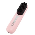 Hair Straightener Brush Negative Ions Cordless Hair Straightening Comb Heated