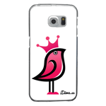 iDiwa Z Idiwa Skal Samsung S6 Edge - Fågel Rosa