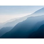 Misty Mountain Dawn Canvas Wall Art Print