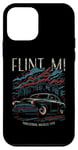 Coque pour iPhone 12 mini Flint MI USA Voiture Classique Industrielle Muscle Design