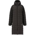 SOS Kicking Horse Heavy Long Down Parka Dunjakke Dame - Svart - str. XS