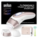 Braun Smart IPL Skin i·Expert, at Home Hair Removal, Alternative for Laser Hair Removal, Smart IPL with Exclusive Free App, Includes Pouch, Venus Razor, Mini Face Shaver,PL7249