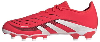 adidas Predator League Junior Football Boots Multi Ground Basket, Lucid Red/FTWR White/Core Black, 22 EU