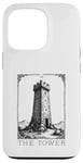 Coque pour iPhone 13 Pro The Tower Tarot Card - Major Arcana Card 16 Aesthetic