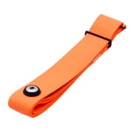 Sangle de poitrine Bluetooth pour sports de plein air,moniteur de fréquence cardiaque,ceinture de poitrine polaire - Type Orange