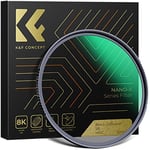 K&F Concept Filtre Black-Mist 1/8 40,5mm Black Diffusion Haute-définition Résistant à l'eau Anti-Rayures Antiréfléchissante pour Objectif Appareil Photo Numérique