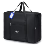 SPAHER Valise Cabine 55x40x20 Ryanair Sac de Voyage Pliable TUI Airways Lufthansa Sac de Bagage Sac de Cabine Avion Valise de Cabine Sac Cabine Rangement Bagage Portable Organisateur de Sac 45L