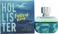 Hollister Festival Vibes For Him Eau de Toilette 100ml Spray