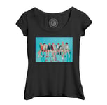 T-Shirt Femme Col Echancré Bts Love Yourself: Answer Groupe Entier Toit K Pop Stars