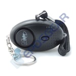 Black 140db Minder Personal Panic Rape Attack Safety Keyring Alarm Torch