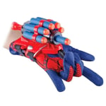 Spider-Man handskar utskjutningsenhet barn Spiderman web handskar shooter med handledsband cosplay leksak rekvisita handledsband pojkar presenter