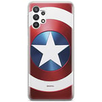 ERT GROUP Coque de téléphone Portable pour Samsung A13 5G/A04S Original et sous Licence Officielle Marvel Motif Captain America 025 adapté à la Forme du Portable, partiel imprimé Transparent