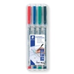 STAEDTLER 315 WP4 Lumocolor Non-Permanent Pen, Medium Line Width, 1.0mm - Assort