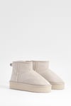 Platform Mini Cosy Boots